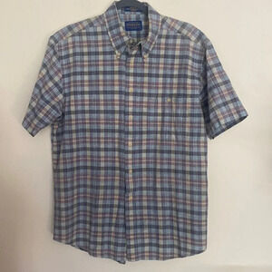 Pendleton sz L Mens Oceanside short sleeve shirt button down excellent condition